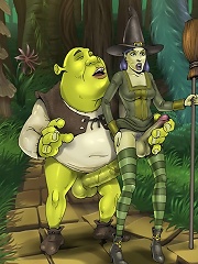 Real dirty futanari sex scenes from Shrek